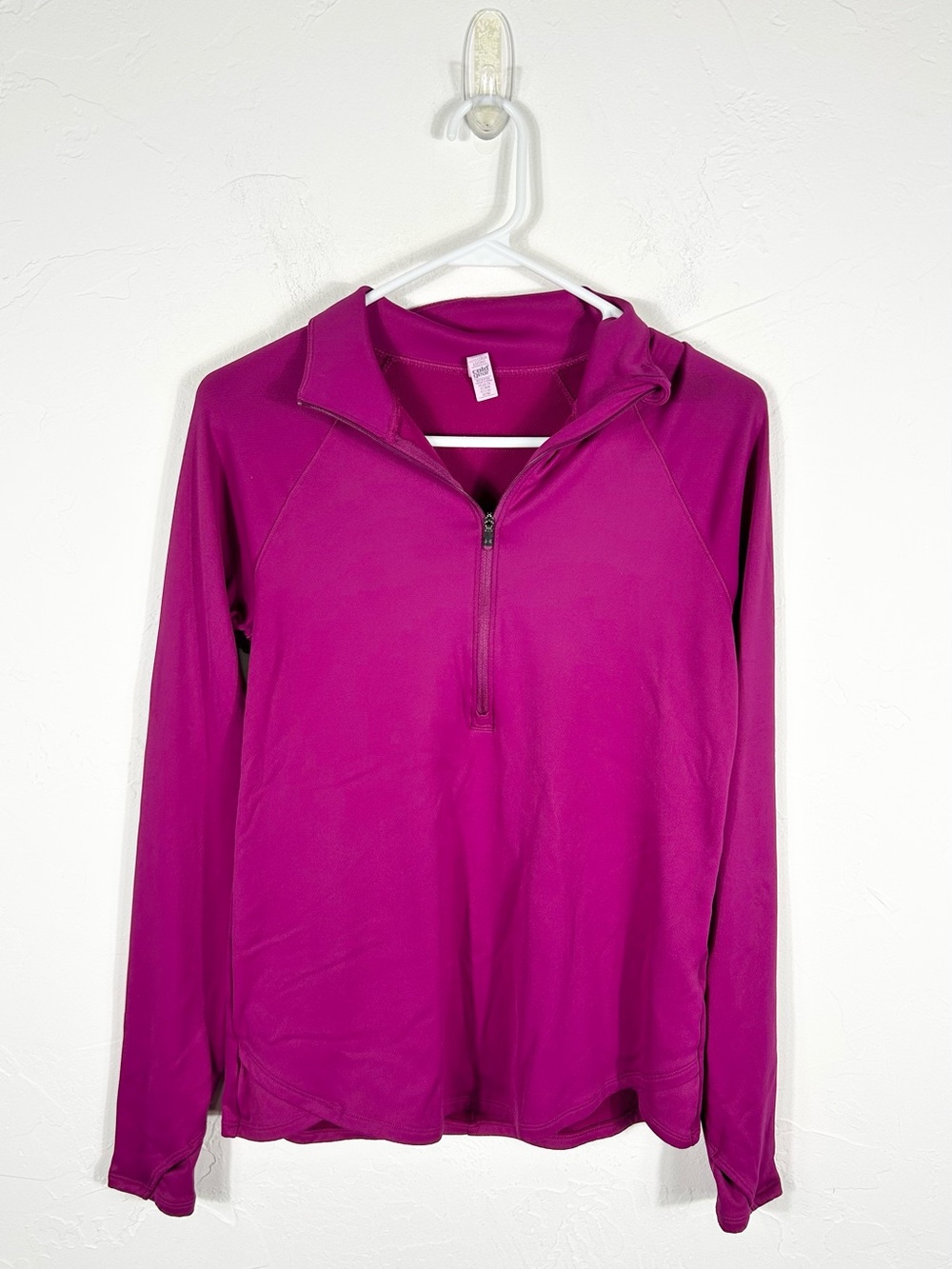 Under Armour ColdGear Women’s Medium Pink Magenta 1/2 Zip Fitted Pullover Top M